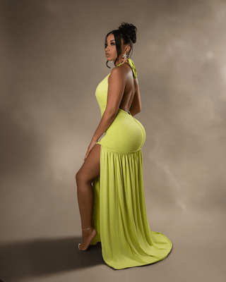 Citrine Heat Maxi Dress - French Kiss Couture