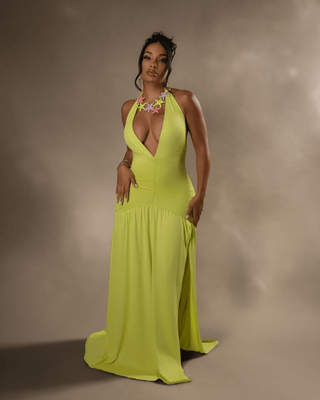 Citrine Heat Maxi Dress - French Kiss Couture