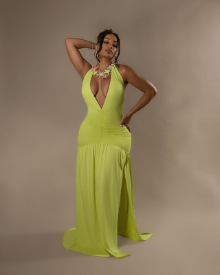 Citrine Heat Maxi Dress - French Kiss Couture