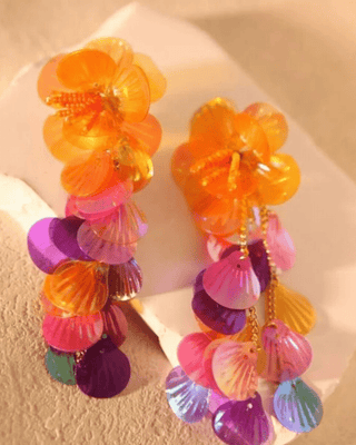 Color burst earrings - French Kiss Couture
