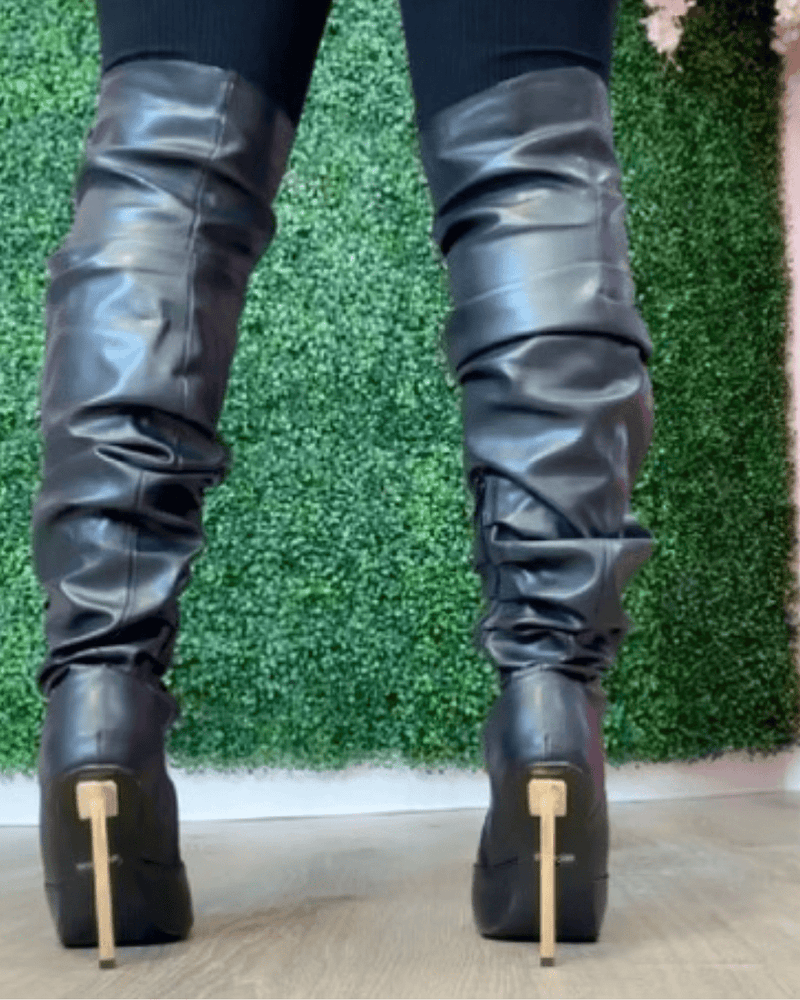 Ebony Boots - French Kiss Couture