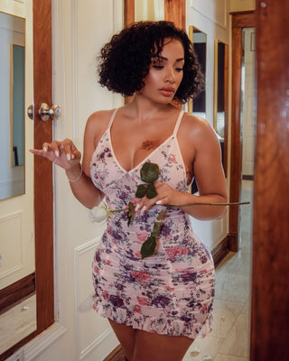 First Bloom - Mesh Chemise - French Kiss Couture