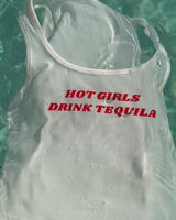 Hot Girls Drink Tequila Tank