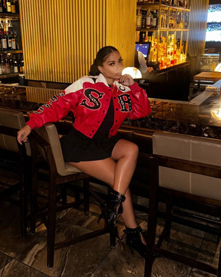 Saddle Up Cropped Faux Leather Jacket - French Kiss Couture