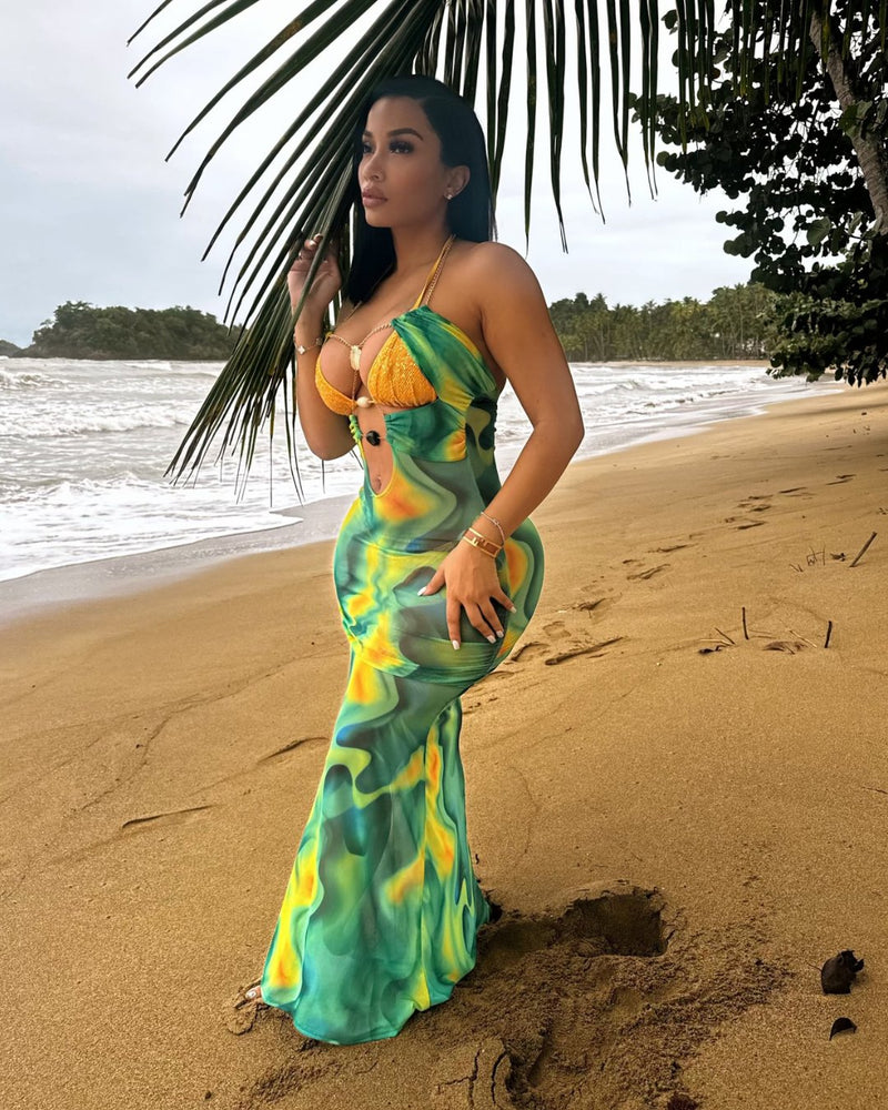 Tropical Dreaming Maxi Dress - French Kiss Couture