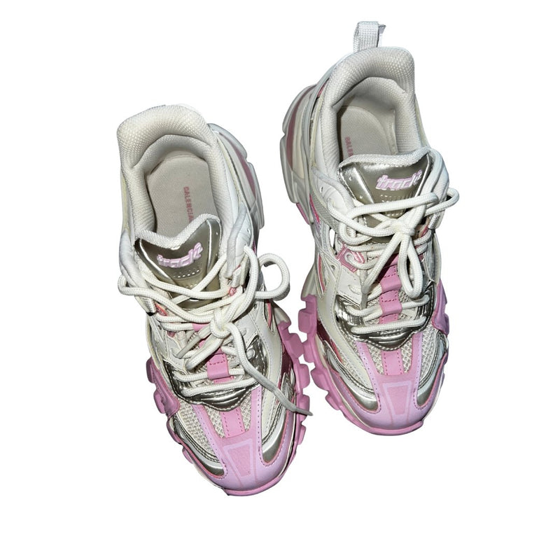 Balenciaga Pink and White Sneakers - French Kiss Couture