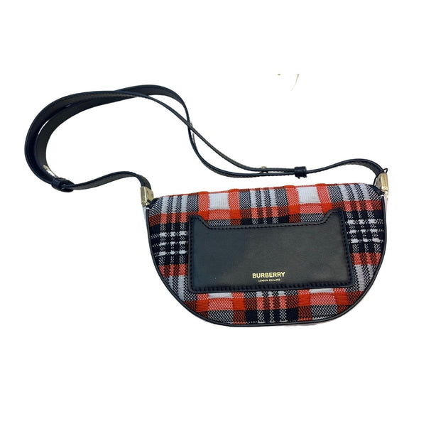 Burberry // Mahogany Red Leather Banner Bag – VSP Consignment