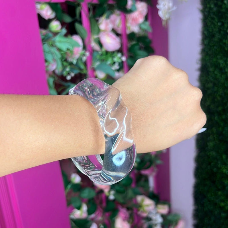 Crystal Clear Bangle - French Kiss Couture