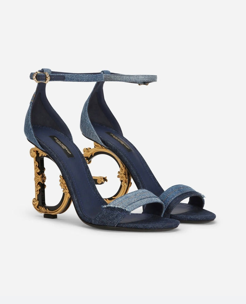 Dolce Denim Heel - French Kiss Couture