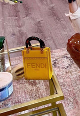 Fendi - Mini Sunshine Tote Logo Bag - French Kiss Couture