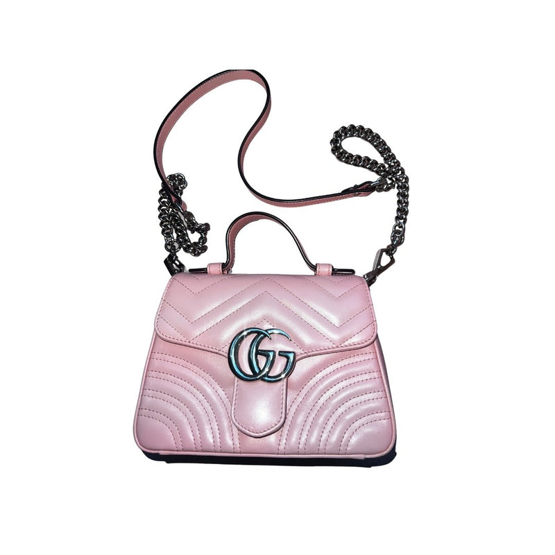 Gucci Marmont Matelassé Mini Top Handle Bag - French Kiss Couture