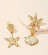 Starfish Earrings - French Kiss Couture