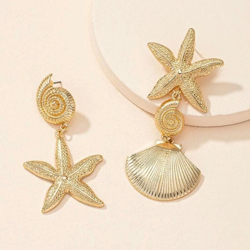 Starfish Earrings - French Kiss Couture